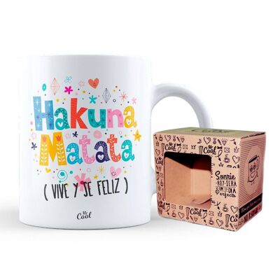 Mug – Hakuna Matata, vivre et être heureux
