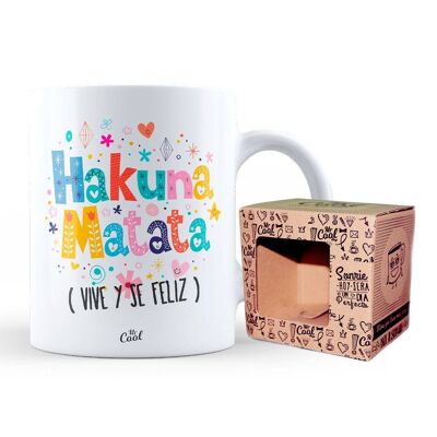 Taza – Hakuna Matata, vive y se feliz