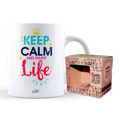 Mug – Restez calme et profitez de la vie