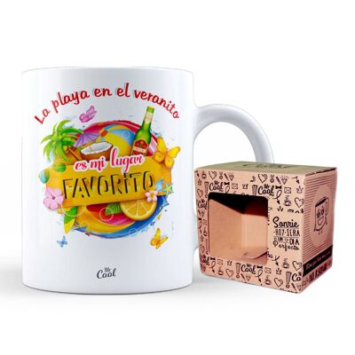 Taza – La playa en el veranito es mi lugar favorito