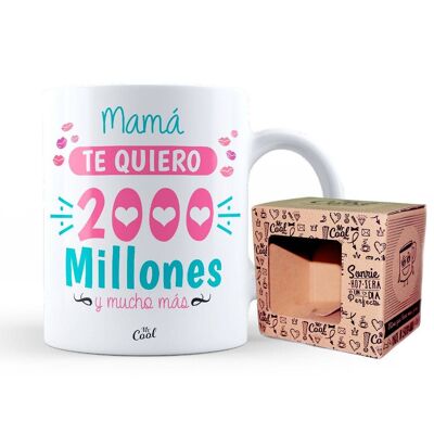 Mug – Mom I love you 2000 million and much more