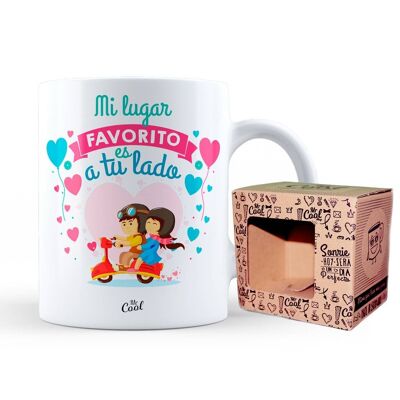Mug – My favorite place is next to you