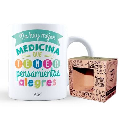 Taza – No hay mejor medicina que tener pensamientos alegres