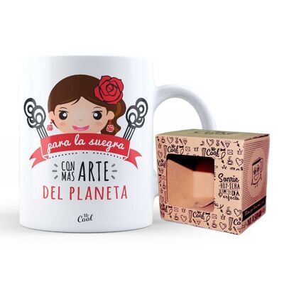 Mug – Pour la belle-mère avec le plus d'art sur la planète