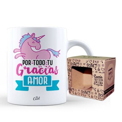 Mug – Pour tous tes remerciements mon amour