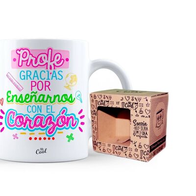 Mug – Thank you teacher for teaching us with your heart – woman