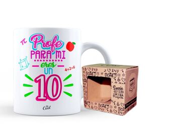 Mug – Professeur pour moi tu es une 0 – femme v2