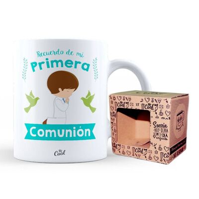 Taza – Recuerdo de mi primera comunión – niño