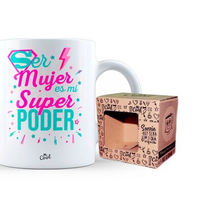 Mug – Être une femme est mon super pouvoir
