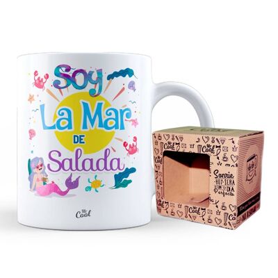 Taza – Soy la mar de salada