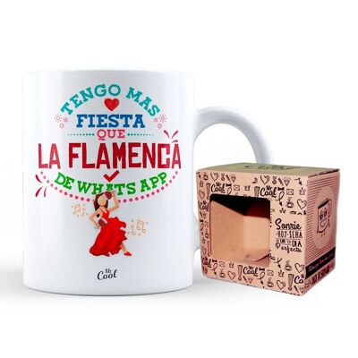 Mug – I have more party than whatsapp flamenco