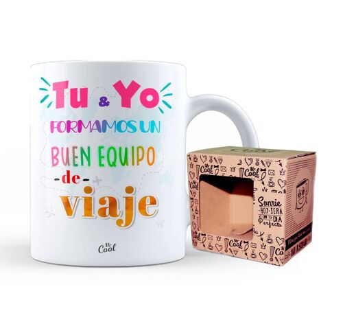 Taza – Tu y Yo formamos un buen equipo de viaje