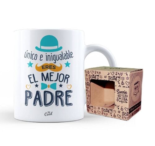 Taza – Único e inigualable eres el mejor padre