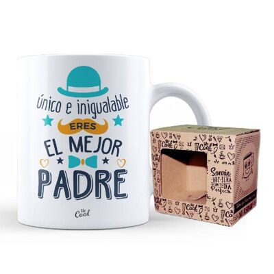 Taza – Único e inigualable eres el mejor padre