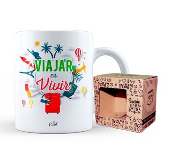 Mug – Voyager c'est vivre