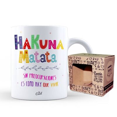 Mug- Hakuna Matata carefree is as it is