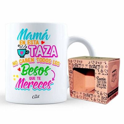 Mug- Maman dans ce mug ne convient pas à tous les bisous
