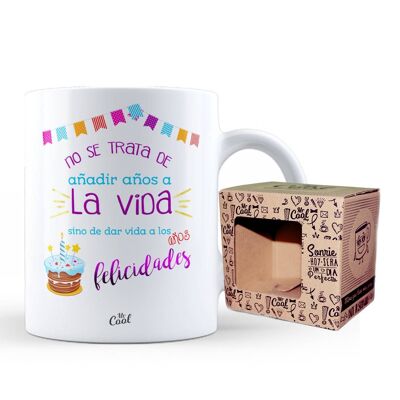 Mug- Non si tratta di aggiungere anni alla vita ma di dare