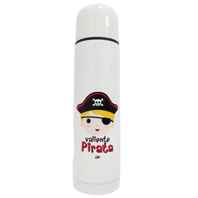 Termo infantil 500ml - Valiente pirata niño