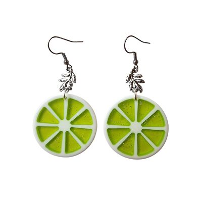 Boucles d'oreilles tranche de fruit juteux