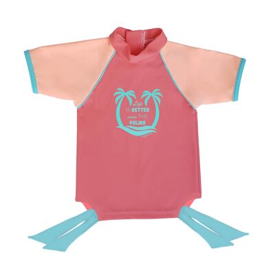 PEACHY PUNCH t-shirt anti uv manches courtes fille 3 à 10 ans