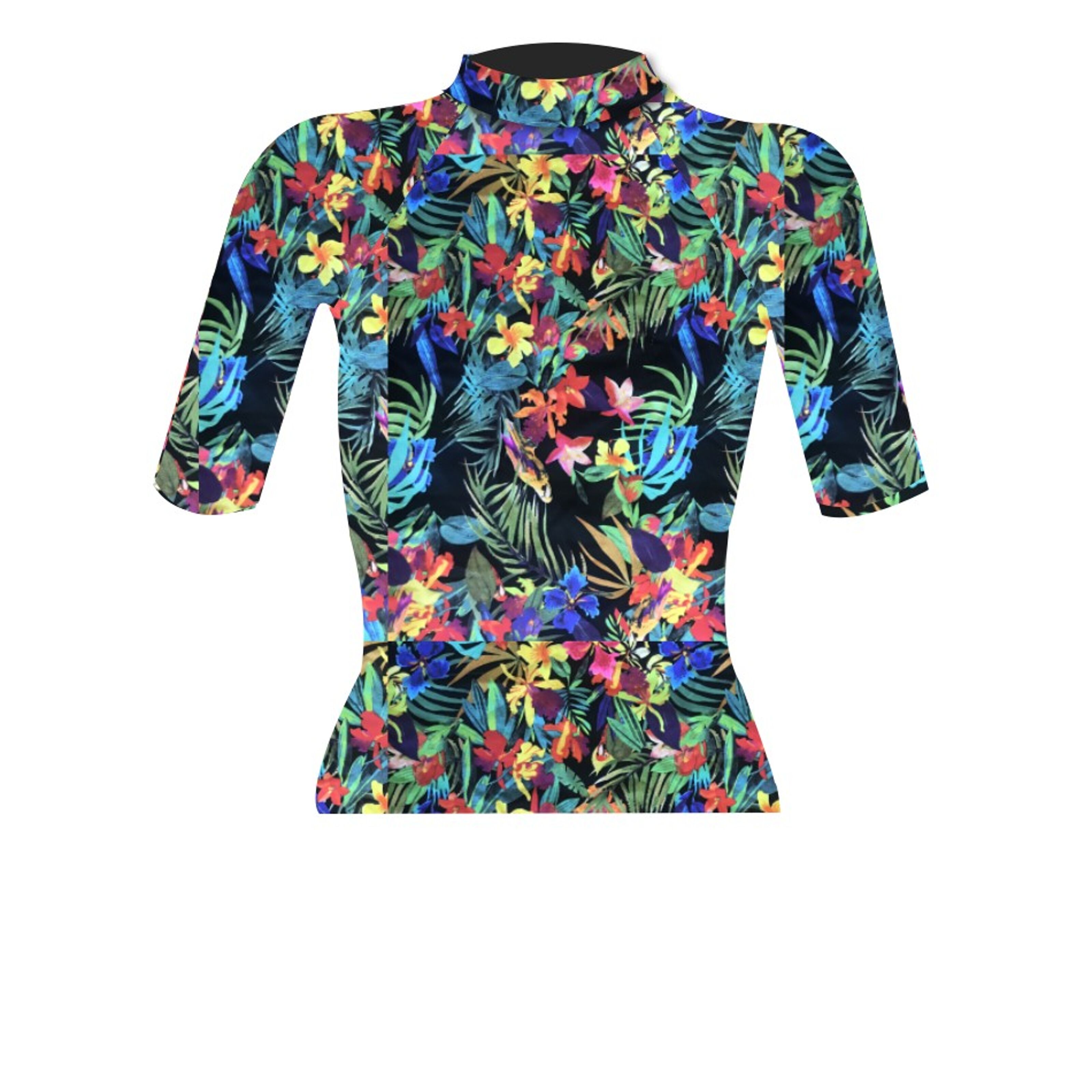 Buy wholesale TROPIQUES Anti UV T-shirt 3/4 sleeves girl 3 to 10 years