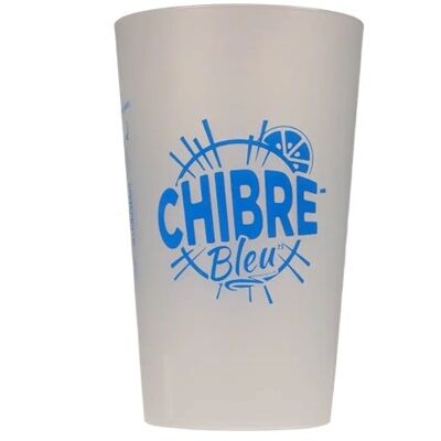 Blue Chibre wiederverwendbares Glas