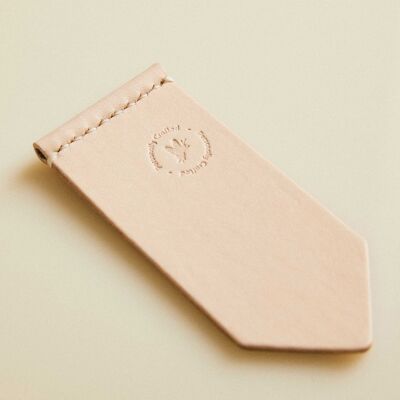 DIY Leather Bookmark Craft Kit, Made in London, Experience in a box - Natural