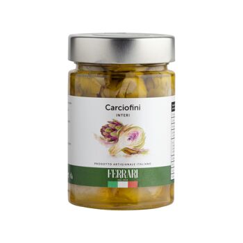 Artichauts entiers à l'huile d'olive extra vierge 370 g 1