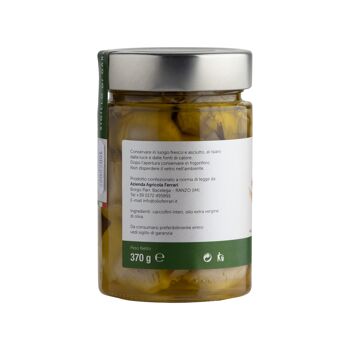 Artichauts entiers à l'huile d'olive extra vierge 370 g 2