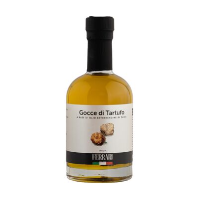 Gouttes de truffe à base d'huile d'olive extra vierge