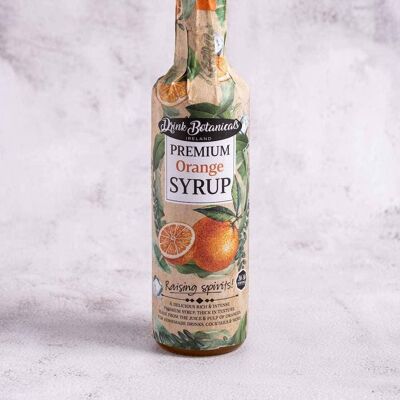 Premium Orange Syrup 500ml - Drink Botanicals Ireland - Cocktail Mixer