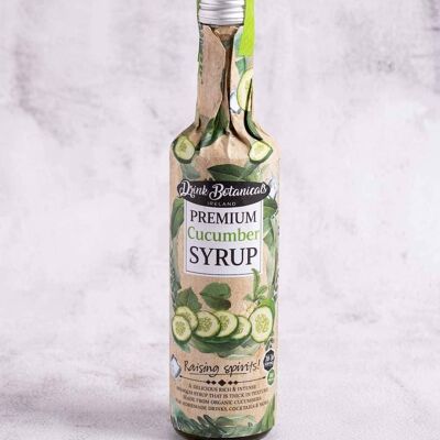 Premium Organic Cucumber Syrup 500ml -Drink Botanicals Ireland