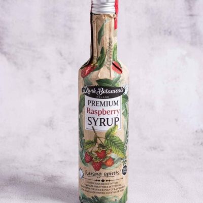 Premium Raspberry Cocktail Syrup Puree 500ml - Drink Botanicals Ireland