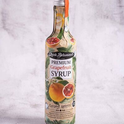 Premium Grapefruit Syrup 500ml- Cocktail Puree -Drink Botanicals Ireland