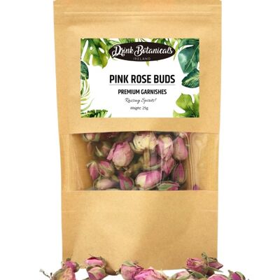 Dried Pink Rose Buds - Drink Botanicals Ireland