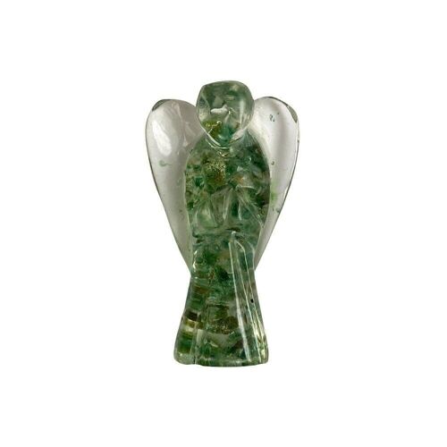 Orgonite Angel, 5x3cm, Green Aventurine