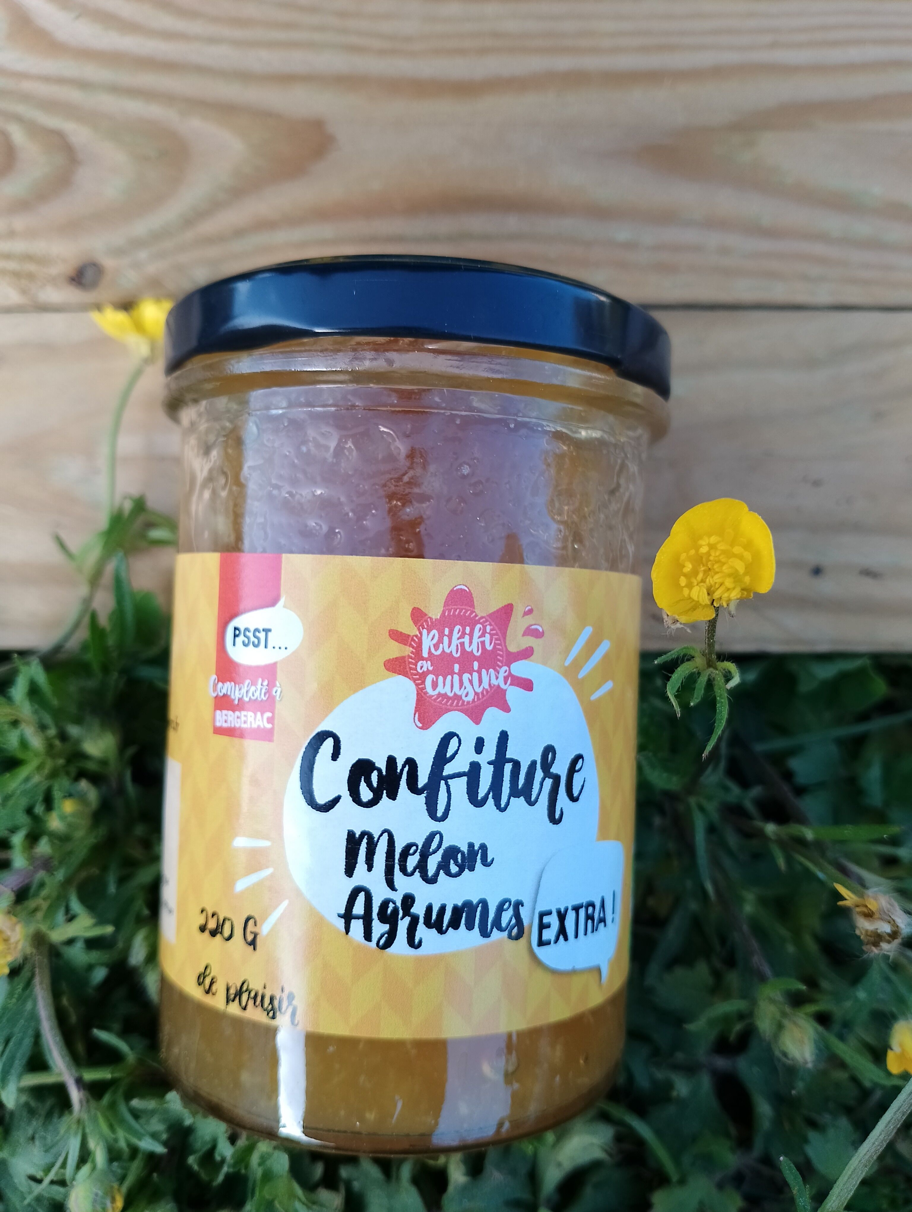 Achat Confiture melon agrumes bio en gros