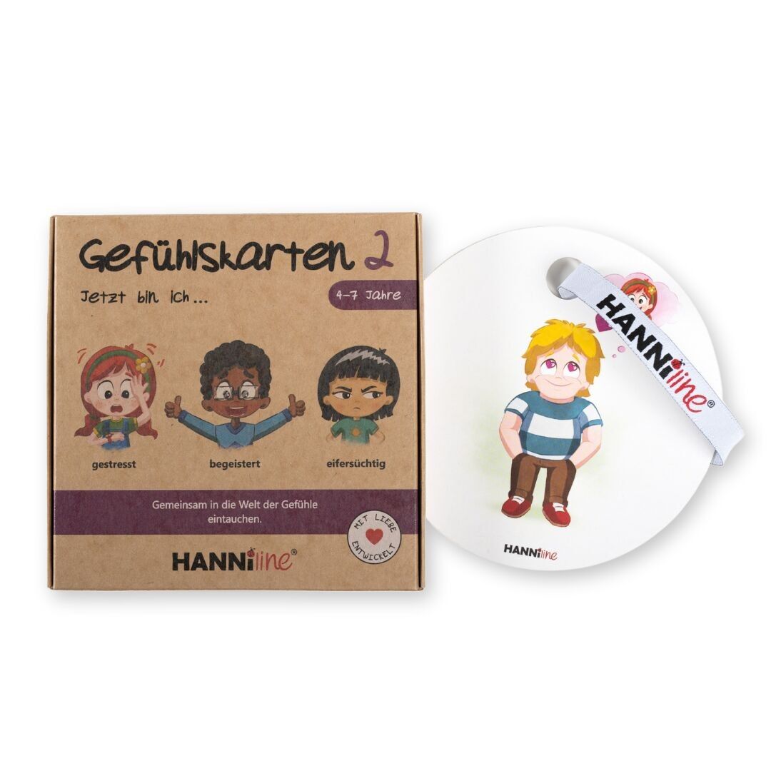 Carte dei sentimenti 2 (4-7 anni) | 13 carte con anello | con pagine da colorare gratuite ed enciclopedia dei sentimenti online