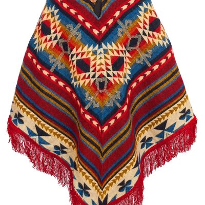 Poncho Triangolo Rosso