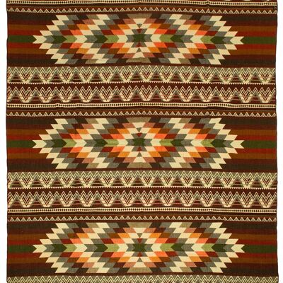Alpaka einheimische Decke -Antisana Green- 200 cm x 210 cm