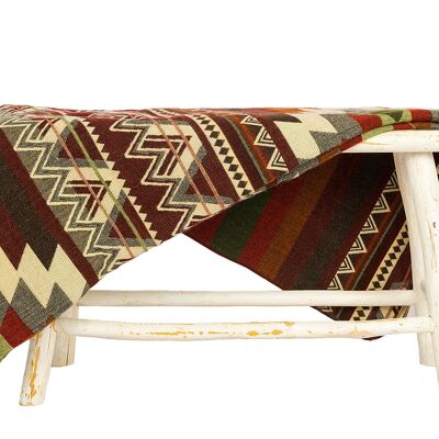 Manta nativa de alpaca -Verde Antisana- 200 cm x 210 cm