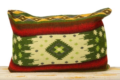 Pillow native Quilotoa green
