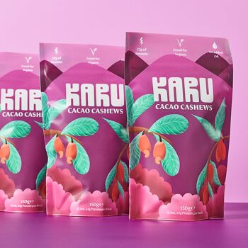 KARU Cacao Noix de cajou (75g x 10 sachets par caisse) 3