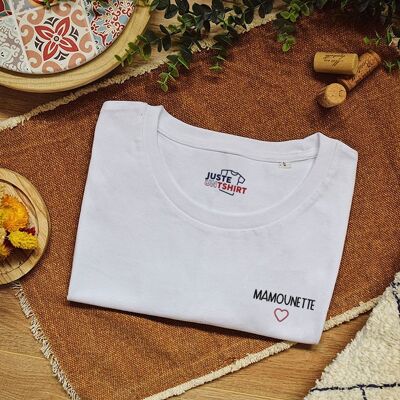 Besticktes T-Shirt – Mamounette