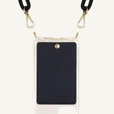 COQUE PORTABLE YVES  - AVEC POCHETTE EN CUIR Iphone 11 PRO