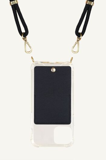 COQUE PORTABLE YVES  - AVEC POCHETTE EN CUIR Iphone 11 PRO 1