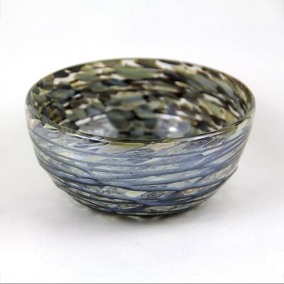 Perla Sirena Edition - Marble and Dark Brown bowl - 8x5cms