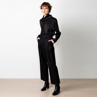 Pantalon Swipe noir court