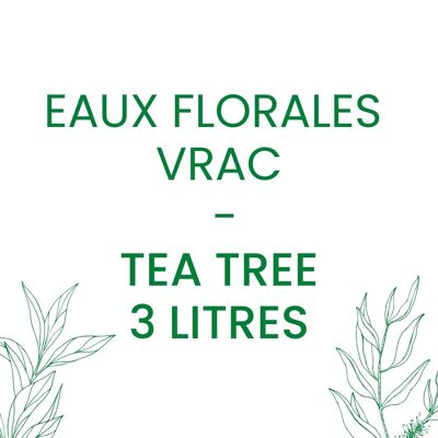 Eaux florales vrac Tea tree - 3L
